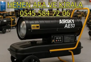 Kütahya Merkez Kiralık Endüstriyel Sıcak Hava Makinesi Kiralama