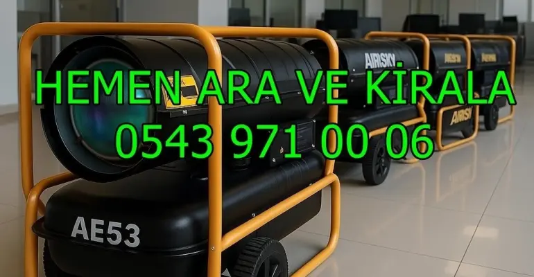 Bursa Mazotlu Elektrikli Isımak Isıtıcı Kiralama