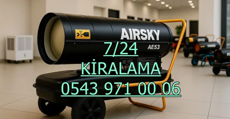 Çubuk Mazotlu Elektrikli Isımak Isıtıcı Kiralama