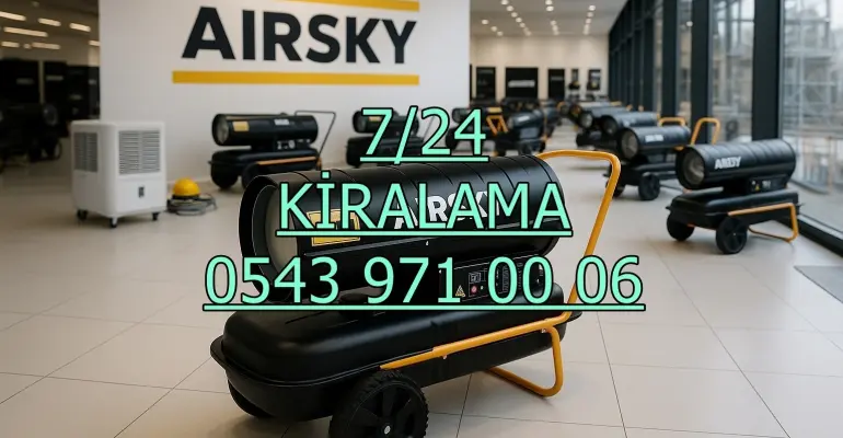 Güngören ve Kadıköy ve Kağıthane Mazotlu Elektrikli Isımak Isıtıcı Kiralama