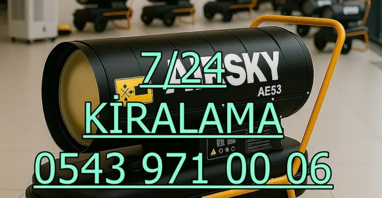 Hatay Mazotlu Elektrikli Isımak Isıtıcı Kiralama