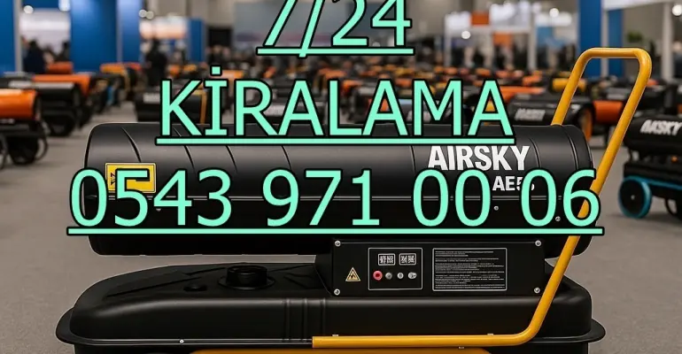 Kırklareli Lüleburgaz Kiralık Jet Fanlı Isıtıcı Kiralama