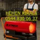 Adana Seyhan Kiralık Mazotlu Isıtıcı Kiralama